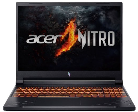 Ноутбук Acer Nitro V 16 ANV16-41 (NH.QRVEU.00E) Obsidian Black