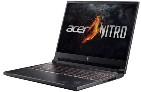 Ноутбук Acer Nitro V 16 ANV16-41 (NH.QRVEU.00E) Obsidian Black фото №3