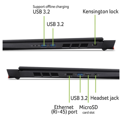 Ноутбук Acer Nitro 16 AN16-73 (NH.QSPEU.001) Black фото №11