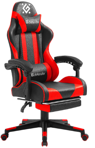 Геймерское кресло Defender Rock Black/Red (64346)