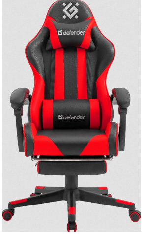 Геймерское кресло Defender Rock Black/Red (64346) фото №3