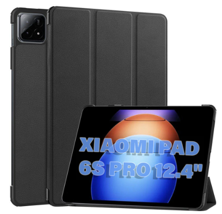 Чохол для планшета BeCover Smart Case Xiaomi Pad 6S Pro 12.4" Black (711083) фото №2