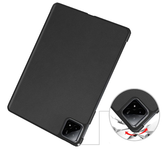 Чохол для планшета BeCover Smart Case Xiaomi Pad 6S Pro 12.4" Black (711083) фото №4