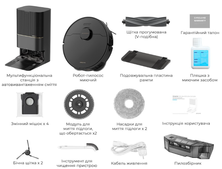 Dreamе Bot X40 Ultra Complete Black (RLX63CE-2-Bl) фото №3