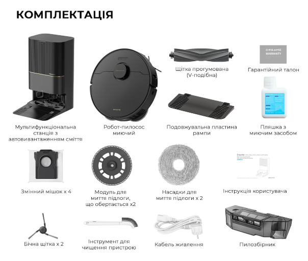 Dreamе Bot X40 Ultra Complete Black (RLX63CE-2-Bl) фото №2