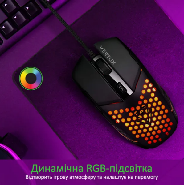 Компьютерная мыш Vertux katana black фото №2