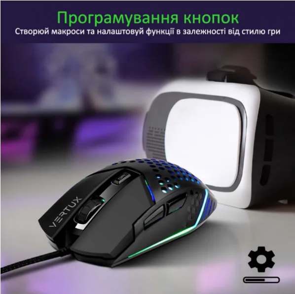 Компьютерная мыш Vertux katana black фото №6