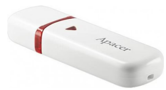 Флешка Apacer USB 2.0 AH333 32Gb white фото №2