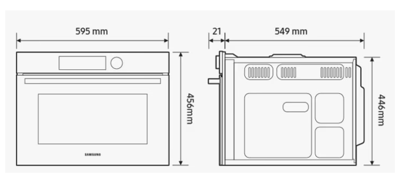 Духова шафа Samsung NQ5B4553FBS/WT фото №3