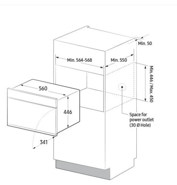 Духова шафа Samsung NQ5B4553FBS/WT фото №2
