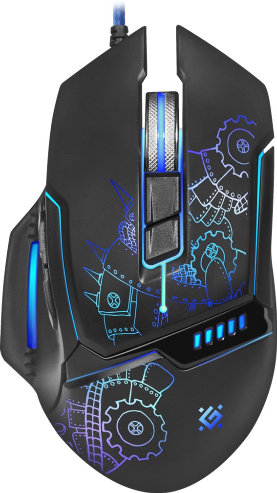 Компьютерная мыш Defender Kill'em All GM-480L Black (52480)
