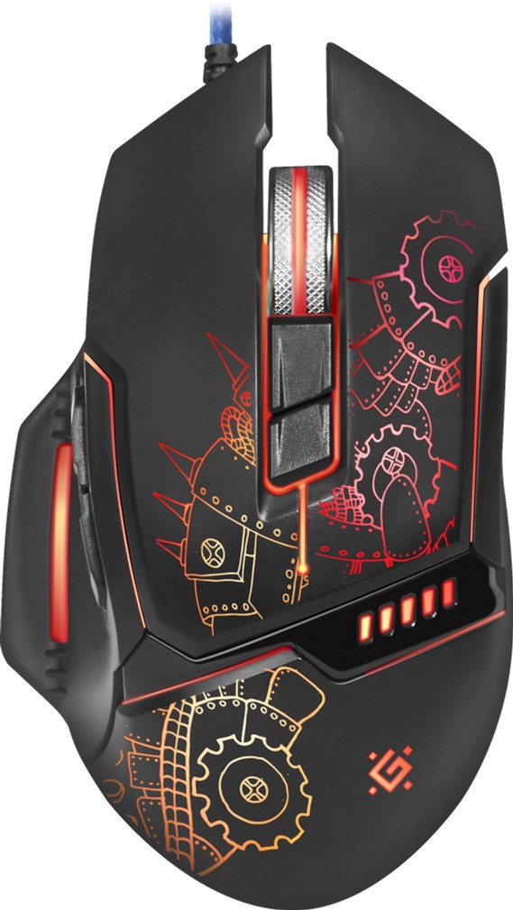 Компьютерная мыш Defender Kill'em All GM-480L Black (52480) фото №2