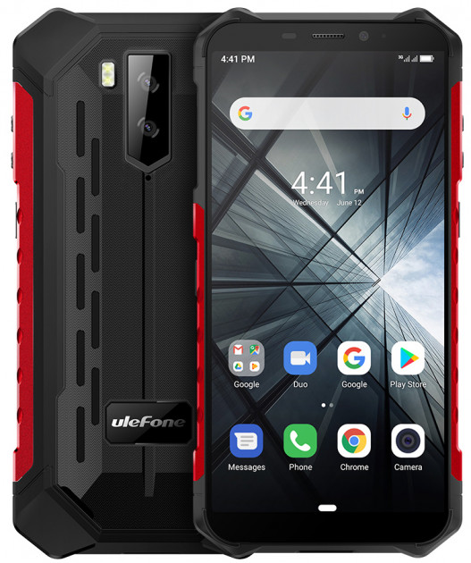 Смартфон Ulefone Armor X 3 Black Red