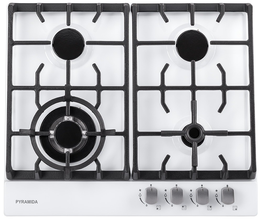 Варильна поверхня Pyramida PFE 643 white Luxe фото №6