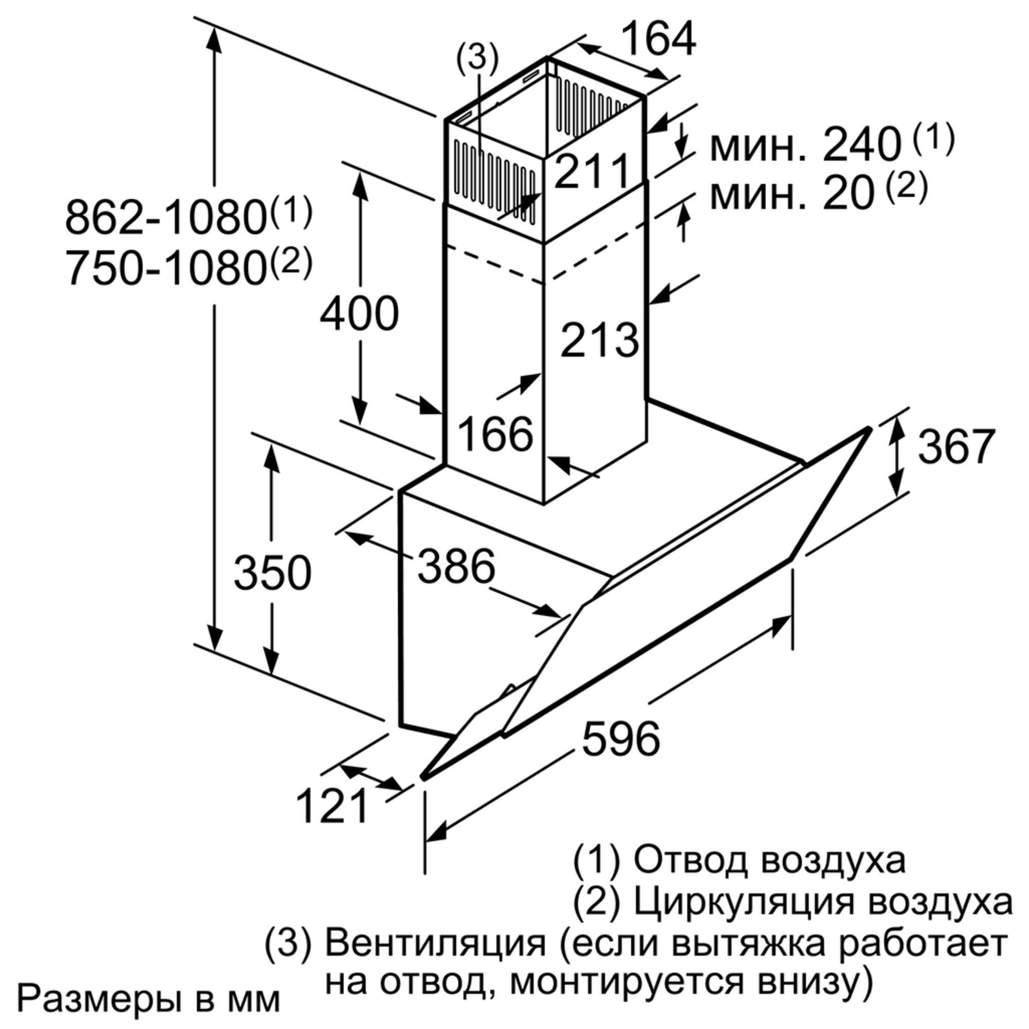 Вытяжки Bosch DWK065G60R фото №6
