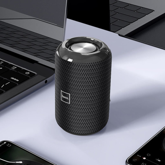 Портативна колонка Hoco HC1 Trendy Sound IPX5 Wireless Speaker Black фото №2