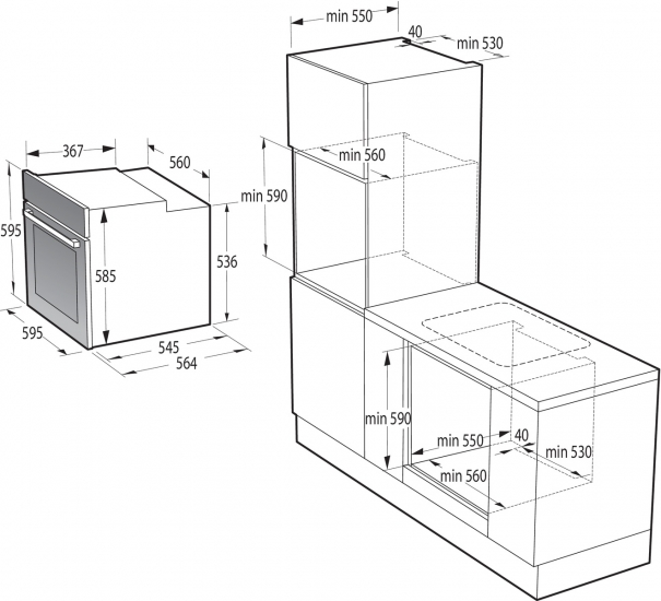 Духовой шкаф Gorenje BPSAX6747A08BG фото №5