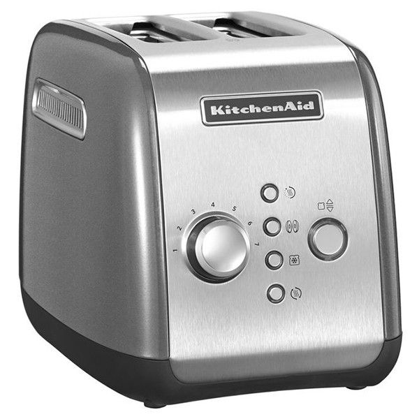 Тостер KitchenAid 5KMT221ECU на 2 тоста сріблястий