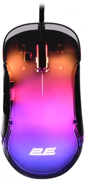 Комп'ютерна миша 2E GAMING MG345 RGB USB Transparent