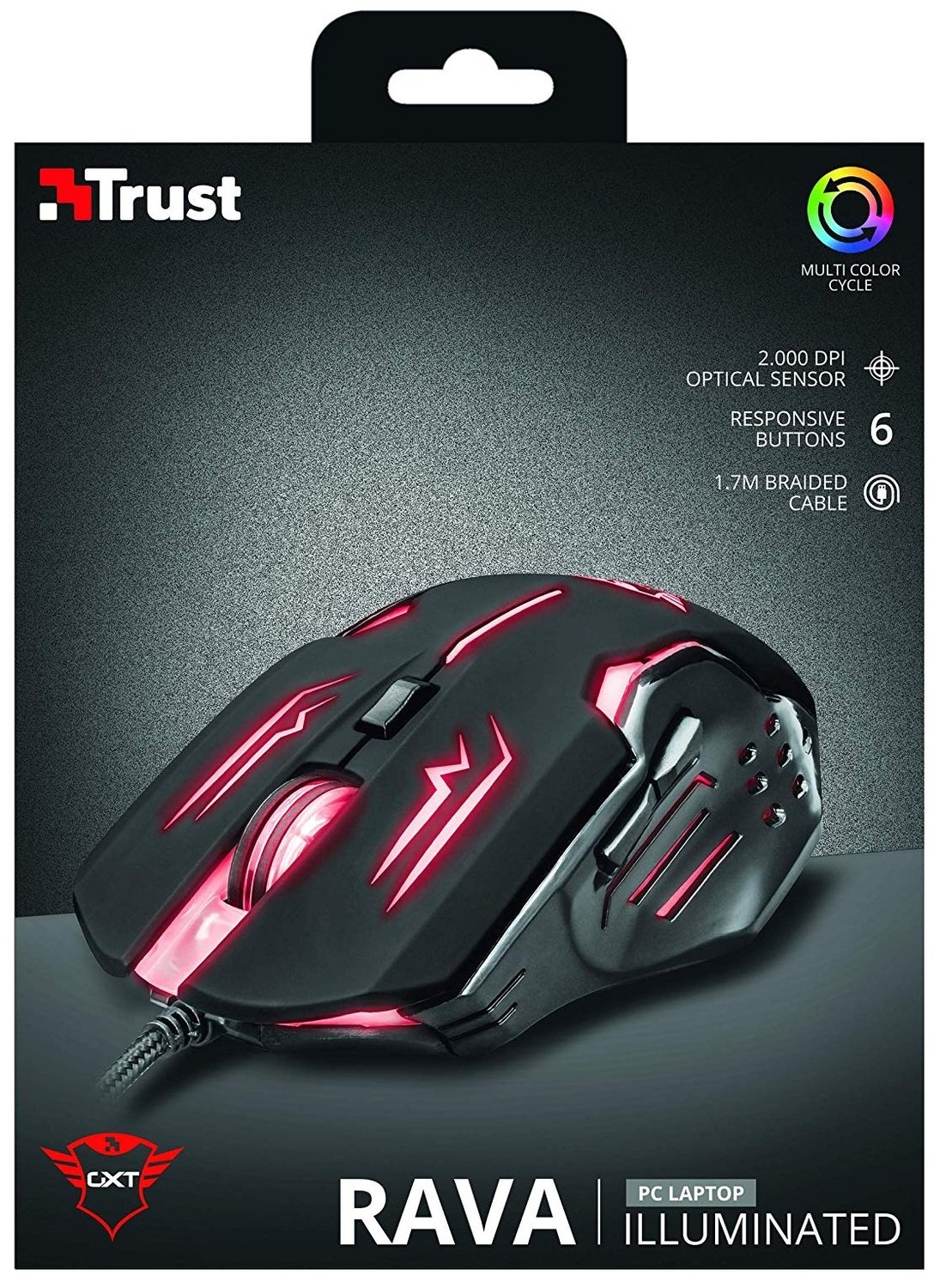 Комп'ютерна миша Trust GXT 108 RAVA USB Black (22090) фото №8