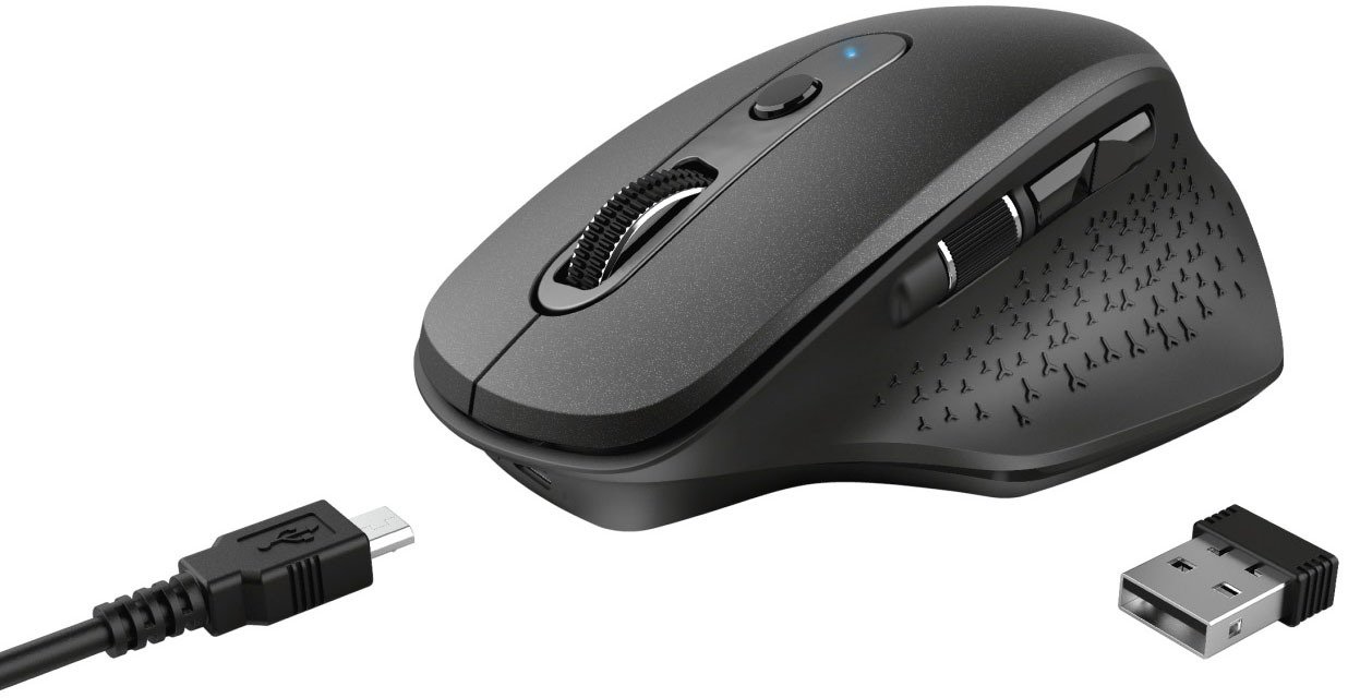 Комп'ютерна миша Trust Ozaa Rechargeable WL Black (23812) фото №5