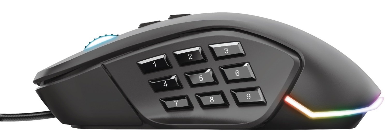 Компьютерная мыш Trust GXT 970 Morfix Customisable Blue (23764) фото №6
