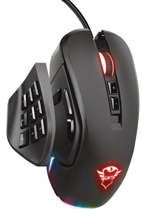 Компьютерная мыш Trust GXT 970 Morfix Customisable Blue (23764)