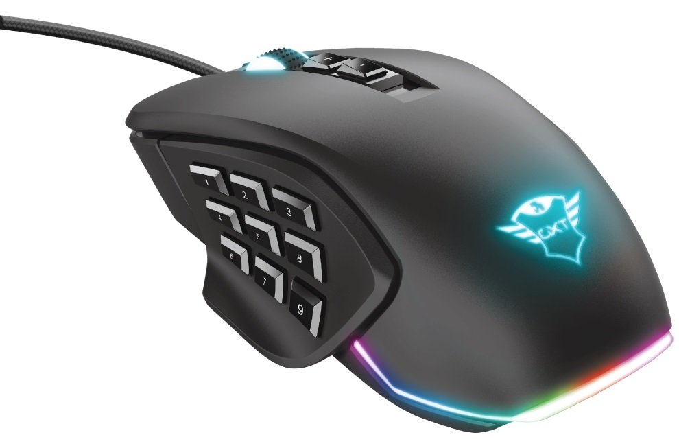 Компьютерная мыш Trust GXT 970 Morfix Customisable Blue (23764) фото №4