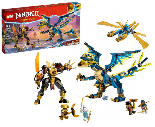 Конструктор Lego Ninjago Дракон стихій проти робота Володарки (71796) фото №2