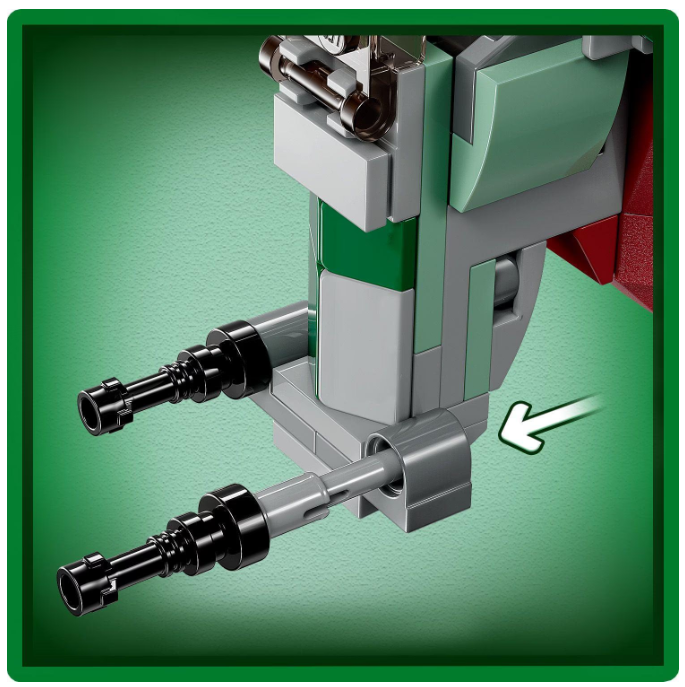 Конструктор Lego Star Wars TM Мікровинищувач зореліт Боба Фетта (75344) фото №8