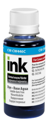 Чернила для принтера Colorway Canon CL-446 100мл Cyan CW446C