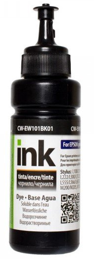 Чорнила для принтера Colorway Epson L-100/200 series 100мл Black EW101Bk