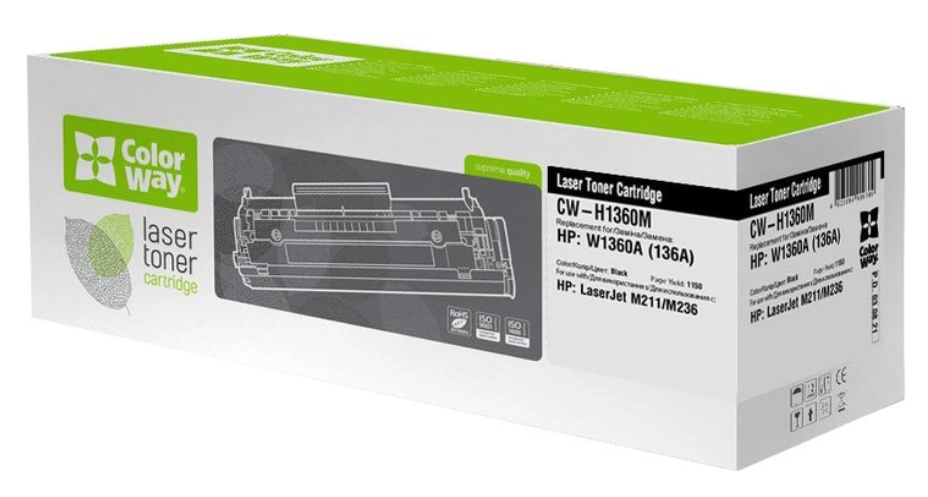Картридж Colorway HP (W1360A) LJ M211/M236 (без чипа)