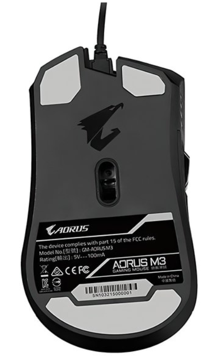 Компьютерная мыш GigaByte AORUS M3 (GM-AORUS_M3) фото №6