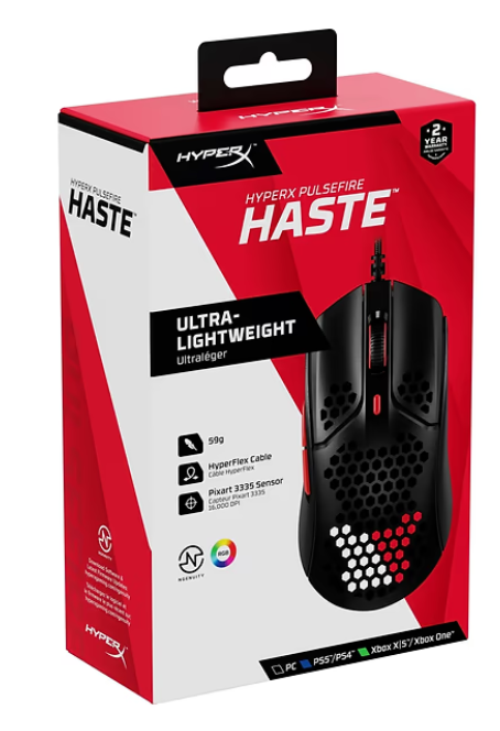 Компьютерная мыш HyperX Pulsefire Haste USB (4P5E3AA) фото №3