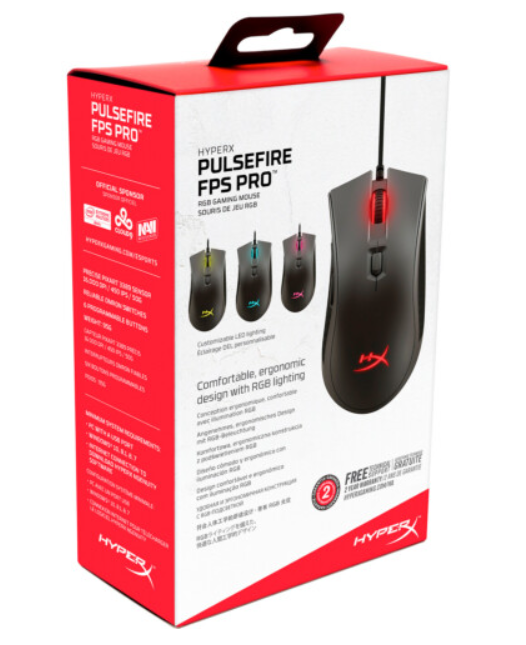 Компьютерная мыш HyperX Pulsefire FPS Pro RGB Gaming (4P4F7AA) фото №8