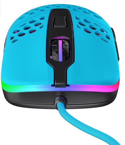 Комп'ютерна миша Xtrfy M42, USB-A, RGB (XG-M42-RGB-BLUE) фото №2