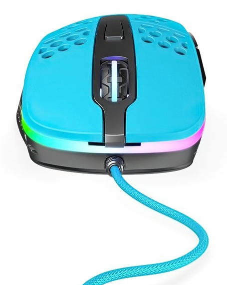 Компьютерная мыш Xtrfy M4, USB-A, RGB (XG-M4-RGB-BLUE) фото №3