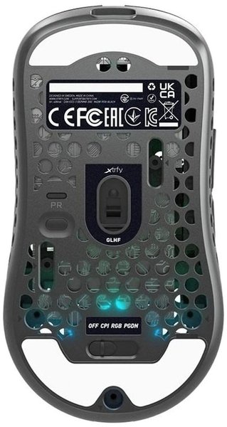 Комп'ютерна миша Xtrfy M42, WL/USB-A, RGB (M42W-RGB-BLACK) фото №7