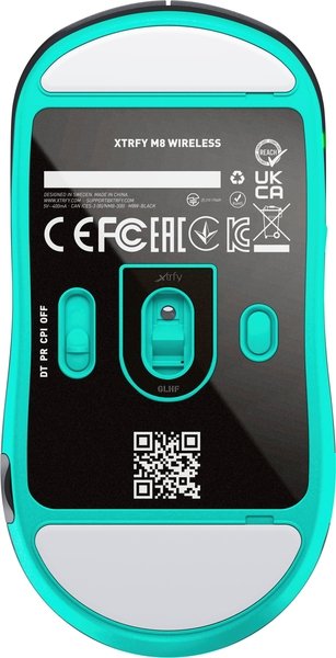 Комп'ютерна миша Xtrfy M8, WL/USB-A, RGB (M8W-RGB-BLACK) фото №8