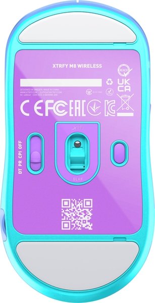Комп'ютерна миша Xtrfy M8, WL/USB-A, RGB (M8W-RGB-PURPLE) фото №7