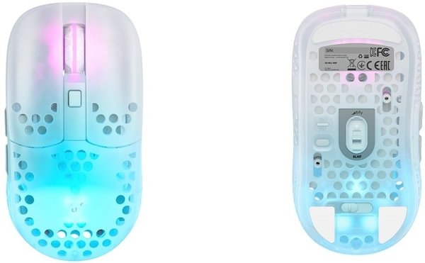 Комп'ютерна миша Xtrfy MZ1, WL/USB-A, RGB (MZ1W-RGB-WHITE) фото №6