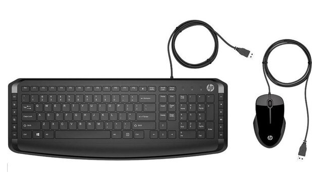 Клавиатура HP Комплект Pavilion 200 USB Black