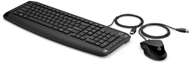 Клавиатура HP Комплект Pavilion 200 USB Black фото №2