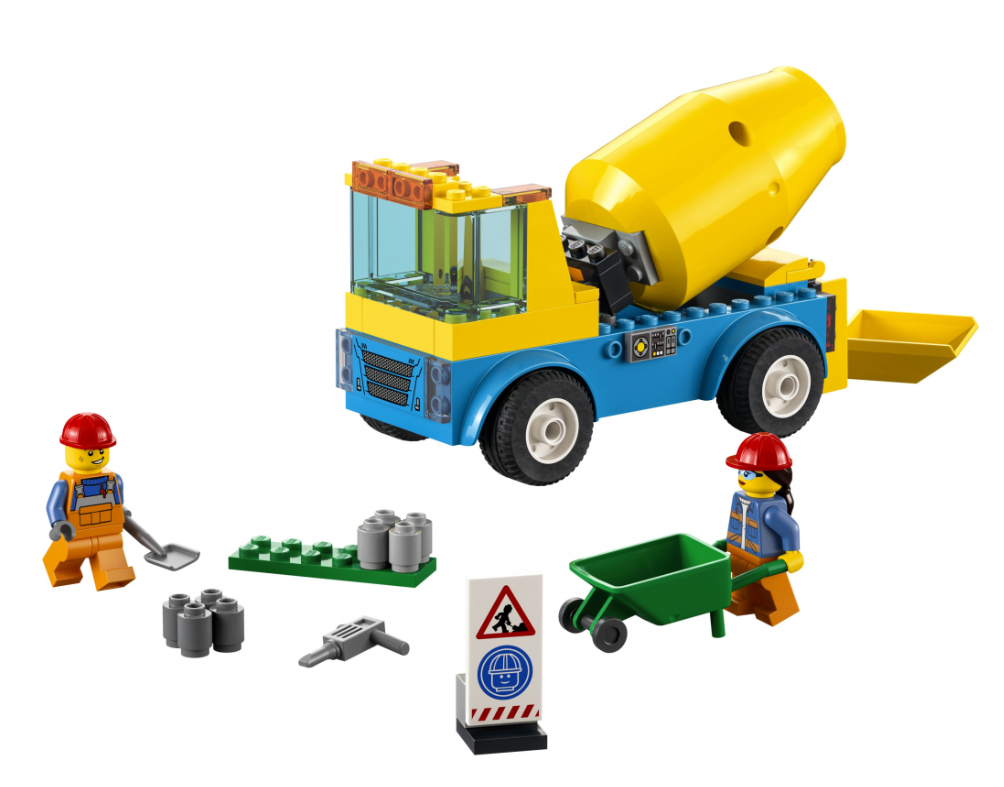 Конструктор Lego City Вантажівка-бетонозмішувач фото №2