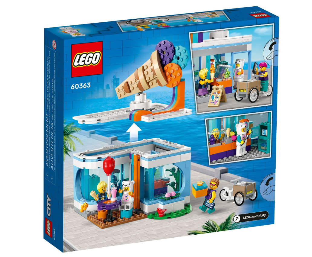 Конструктор Lego City Крамниця морозива фото №6