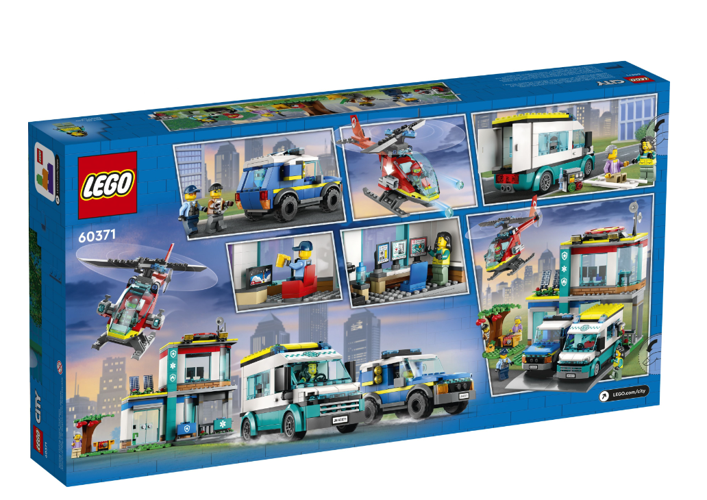Конструктор Lego City Центр управління рятувальним транспортом фото №9
