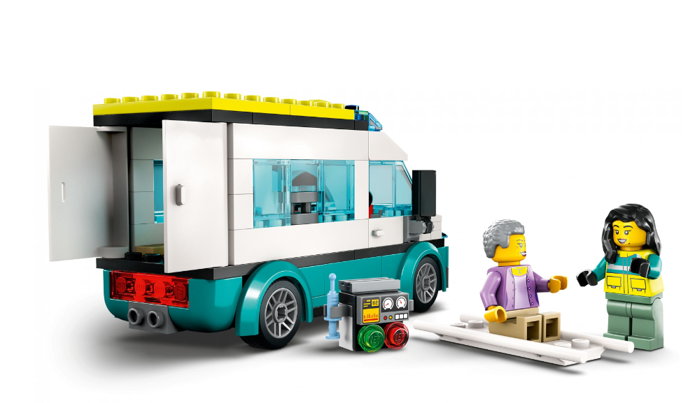 Конструктор Lego City Центр управління рятувальним транспортом фото №5