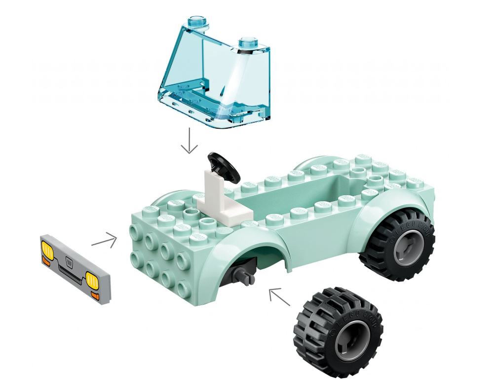 Конструктор Lego City Фургон ветеринарної швидкої допомоги фото №6
