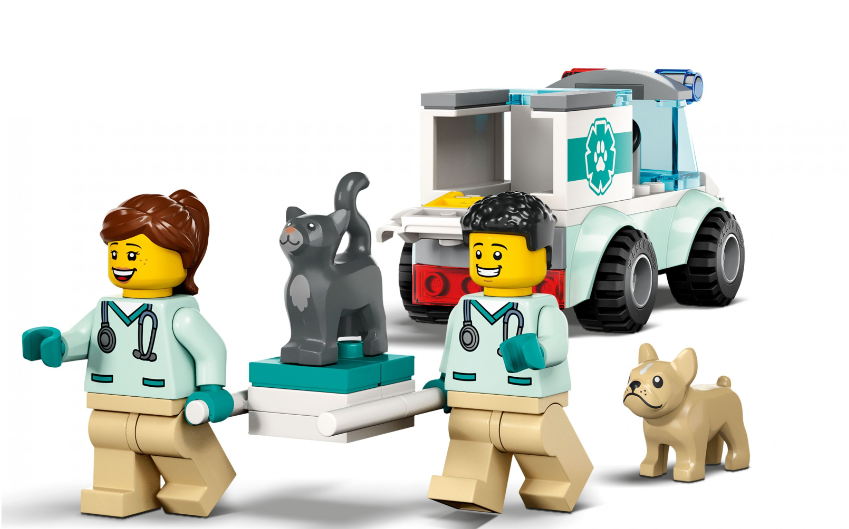 Конструктор Lego City Фургон ветеринарної швидкої допомоги фото №2